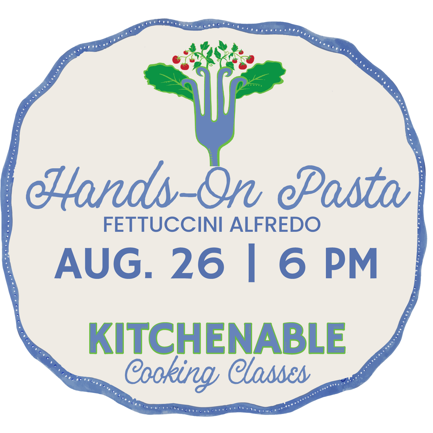 Hands-On Pasta Class: Fettuccini Alfredo